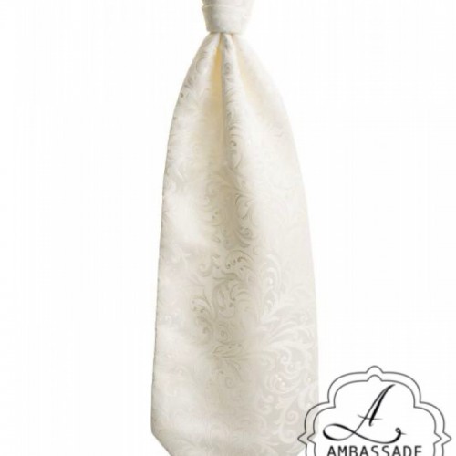 ivoor, ivory of off white plastron te gebruiken voor onder een jacquet.